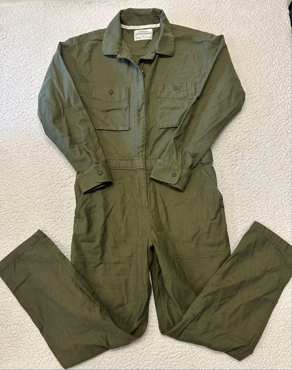 REI Womens Utility Coveralls Jumpsuit Size 10